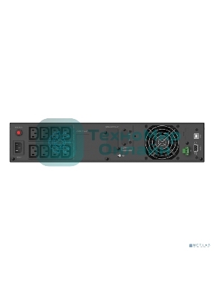 Источник бесперебойного питания CBR ESN-2KRT-8I-LCHERSC Online 2000VA/2000W RT 8 x C13, LCD, HID-USB, RS232, EPO, SNMP slot