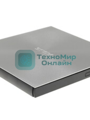 Оптический привод DVD-RW Asus SDRW-08U9M-U серебристый USB slim ultra slim M-Disk Mac внешний RTL