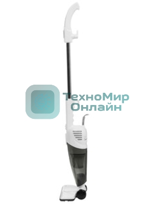 Пылесос вертикальный Deerma Combo DX118C белый, питание от сети, 400 Вт, уборка сухая, пылесборник 1.2 л