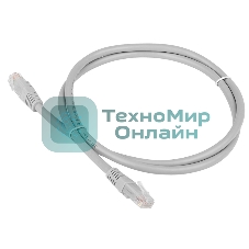 Патч-корд LANMASTER TWT-45-45-5.0/6-GY 5м UTP Cat 6 серый