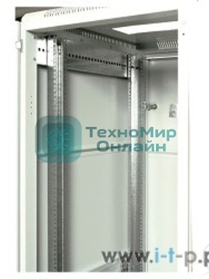 Шкаф телеком. напольный 18U (600x600) дверь перфорированная (ШТК-М-18.6.6-4ААА) (2 коробки)