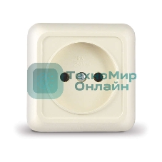 Розетка 1-м ОП Олимп 16А IP20 беж. Universal Б-О0022