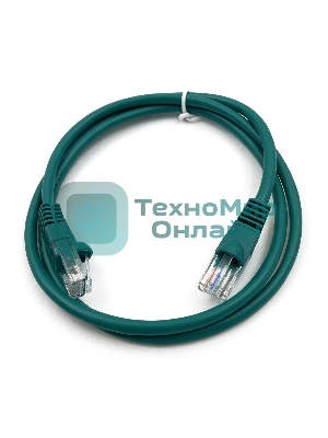 Патч-корд Buro cat.5e 1м зеленый RJ-45 (м)-RJ-45 (м)