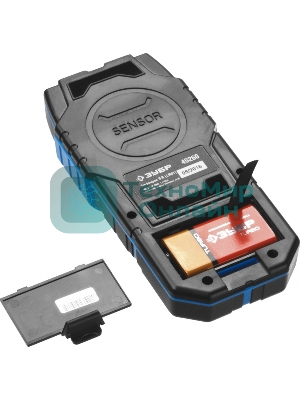 Металлоискатель Зубр 45260дисплей автокалибровка металл100мм проводка50мм дерево20мм