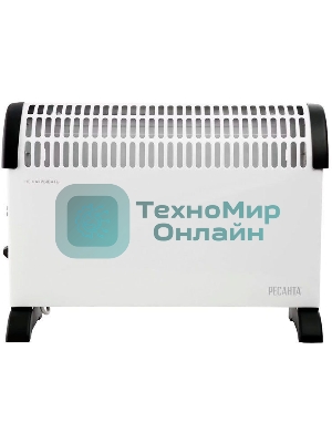 Конвектор электрический Ресанта ОК-1000С белый, 1000 Вт, 15 м2, термостат