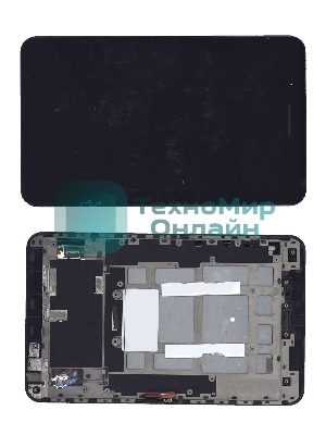 Модуль (матрица + тачскрин) для Asus PadFone mini station черный с рамкой