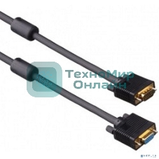 Удлинитель монитор - SVGA card (15M -15F) 1.8м 2 фильтра ExeGate позол. разъемы, экран