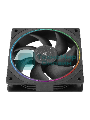 Вентилятор для корпуса Thermaltight TL-S12 (120x120x25мм, 4-pin PWM, ARGb, 47.6CFM, 23.2dBA, 1500RPM, черный)