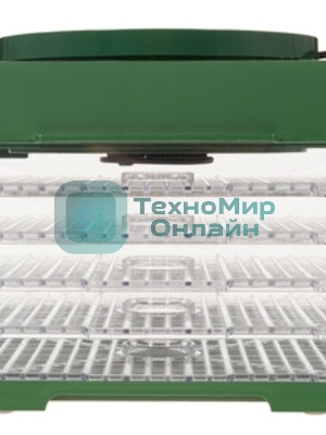 Сушилка для овощей и фруктов Galaxy Line GL 2630, зеленый, с электронным управлением, 450 Вт