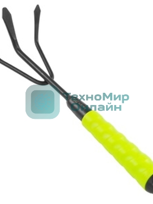 Мотыжка садовая ручная двухсторонняя Deli DL580814 длина 30 см, защита от ржавчины и коррозии, противоскользящая рукоять