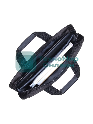 Сумка для ноутбука ExeGate EX264610RUS Office F1595 Black, черная, полиэстер, для ноутбуков до 15.6