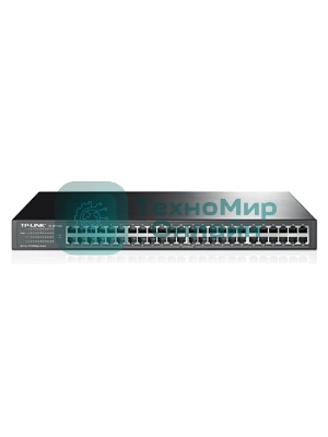 Коммутатор TP-Link SMB TL-SF1048 48-port 10/100M Switch, 48 10/100M RJ45 ports, 1U 19-inch rack-mountable steel case