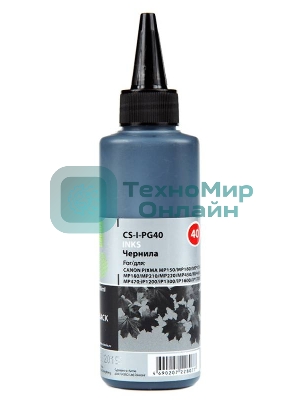Чернила Cactus CS-I-PG40 черный (100мл) Canon PIXMA MP150/MP160/MP170/MP180/MP210