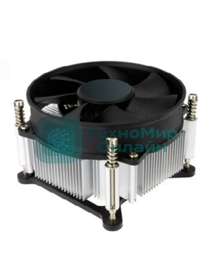 Кулер для процессора ACD серебристый, 90 мм, алюминий, 2400 об/мин, 31.6 дБ, 3 pin, 95 Вт, 60 мм