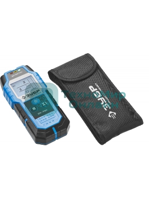 Металлоискатель Зубр 45260дисплей автокалибровка металл100мм проводка50мм дерево20мм