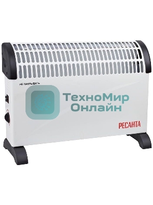 Конвектор электрический Ресанта ОК-1000С белый, 1000 Вт, 15 м2, термостат