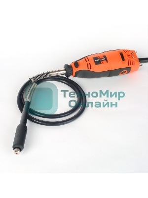 Прямошлифовальная машина (гравер) PATRIOT EE 160с гибким валом, 160Вт, 40 насадок в комплекте, кейс