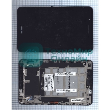 Модуль (матрица + тачскрин) для Asus PadFone mini station черный с рамкой