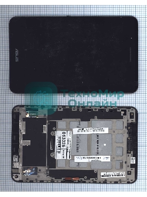 Модуль (матрица + тачскрин) для Asus PadFone mini station черный с рамкой