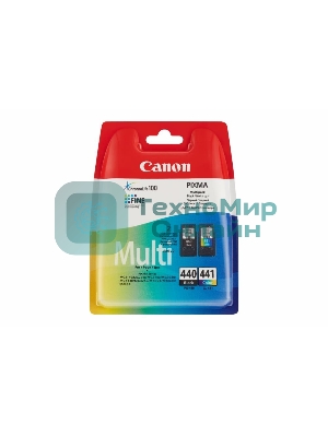 Картридж струйный Canon PG-440/CL-441 5219B005 черный/трехцветный x2уп. для Canon MG2140/MG3140 (180 стр.)