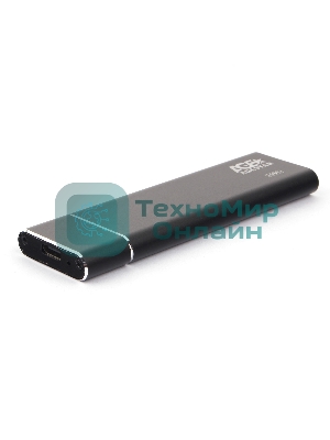 Внешний корпус AgeStar USB 3.1 Type-C M.2 NVME (M-key) AgeStar 31UBNV5C черный, алюминий, черный
