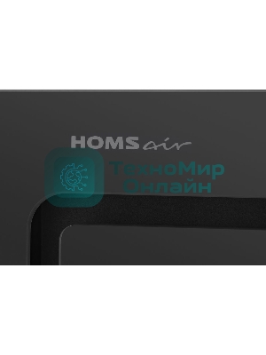Вытяжка встраиваемая HOMSair Crocus Push 52 черный, 51.8 см, 850 куб. м/ч, 53 дБ