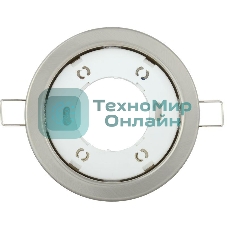 Светильник GX53 встраив. точечный мат. хром. IEK LUVB0-GX53-1-K27