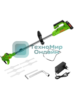 Триммер аккумуляторный Deko DKTR21, 21 В, 1.5 Ач