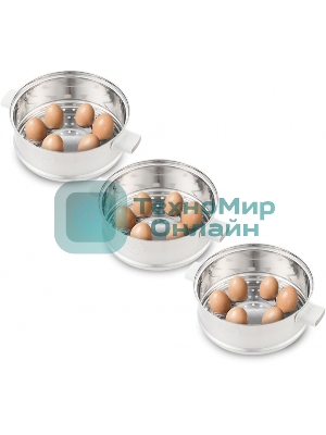 Пароварка электрическая Kitfort КТ-2035 600 Вт. Количество уровней: 5. Таймер приготовления: до 60 минут.