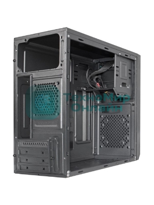 Компьютерный корпус Minitower ExeGate BAA-308MU2-AAA350 (mATX, БП AAA350 с вент. 8см, 1хUSB+2хUSB 3.0, HD Audio, черный)