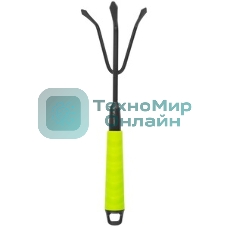 Мотыжка садовая ручная двухсторонняя Deli DL580814 длина 30 см, защита от ржавчины и коррозии, противоскользящая рукоять