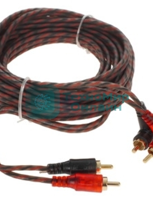 Кабель Ural КМ 2RCA МТ5М 5м межблочный 2RCA-2RCA омедненный алюминий