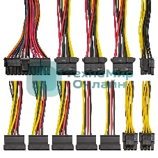 Блок питания серверный 400W ExeGate EX292186RUS ServerPRO-2U-400ADS (2U, APFC, КПД 85% (80 PLUS Bronze), 6см ball bearing fan, 24pin, 2x8pin, 5xSATA, 3xIDE)