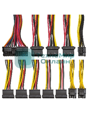 Блок питания серверный 400W ExeGate EX292186RUS ServerPRO-2U-400ADS (2U, APFC, КПД 85% (80 PLUS Bronze), 6см ball bearing fan, 24pin, 2x8pin, 5xSATA, 3xIDE)