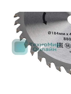 Диск пильный Kranz 184 мм х 40 зуб х 20/16 мм