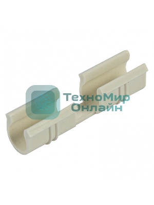 Зажим для крепления пленки к каркасу парника Palisad, d-12 мм, 20 шт, белый