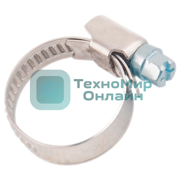 Хомуты металлические Сибртех стандартное болтовое крепление 8-12 мм, ширина 9 мм, 100 шт.