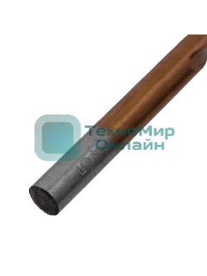 Сверло по металлу Matrix, 5,5 мм, HSS, нитридтитановое покрытие, цилиндрический хвостовик