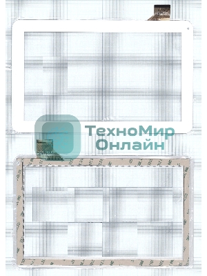 Сенсорное стекло (тачскрин) CN048C1060G12V0, белое