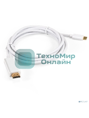 Кабель-адаптер Type-C-HDMI ExeGate EX-CM-HDMI2M-0.1 (USB Type-C/19M, 4K@120HZ 8K@ 30Hz, 1,8м)