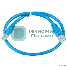Коммутационный шнур ExeGate Патч-корд UTP Cat.5e, 2м ExeGate синий