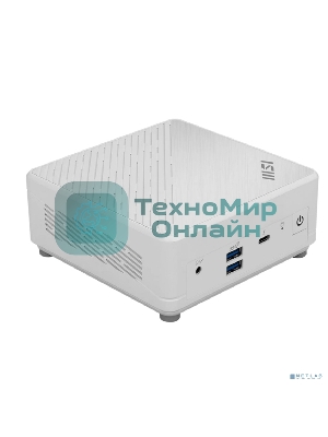 Неттоп MSI Cubi 5 1M-463BRU Core 5 120U (1.4) Graphics CR без ОС 2xGbitEth WiFi BT белый (936-B0A822-463)