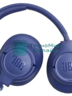 Беспроводные/проводные наушники JBL Tune 730BT синий, полноразмерные, Bluetooth + проводной, быстрая зарядка
