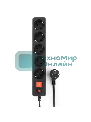 Сетевой фильтр Гарнизон ЕНLB-4 0,5 м 5 розеток черный 
