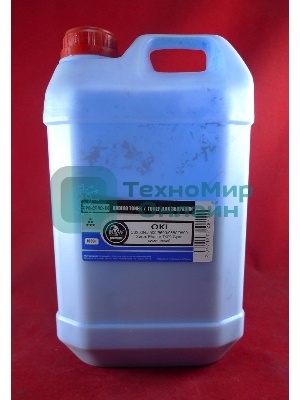 Тонер OKI C3300N/5500/9600/9650/9800, Xerox Phaser 7400 Cyan химический (кан. 1кг) B&W Premium фас. Россия