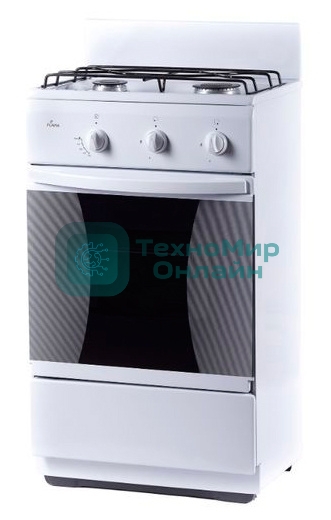 Плита Комбинированная Flama CK 2201 W белый