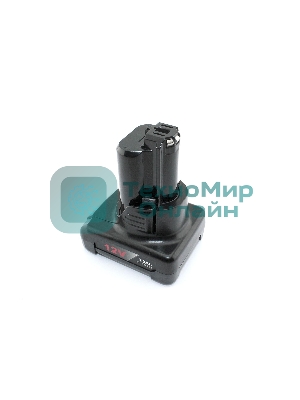 Аккумулятор AMPERIN для шуруповертов Bosch (p/n:2607335262, 2607335274, BAT120), 3Ah 12V Lithium+ (Li-ion)