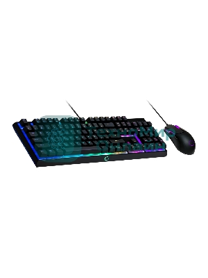 Комплект клавиатура+мышь Cooler Master MS110 проводной, USB, 3200 DPI, чёрный