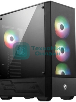 Компьютерный корпус MSI MAG FORGE 112R 2xUSB 3.0, 4x120мм ARGb Fan, ARGb Control Board, Tempered Glass Window, Brown Box (949679)