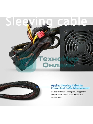 Блок питания Zalman ZM600-LXII RTL, 600Вт, 120мм, черный